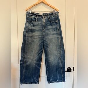 Anthropologie Pilcro Heritage Curve Barrel Boho Western Jeans sz 30